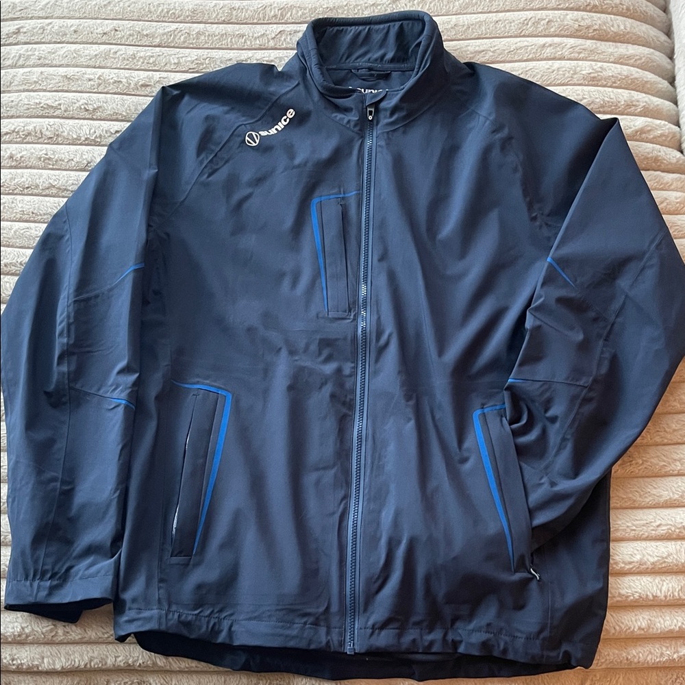 Sunice Dark Blue Windbreaker Jacket